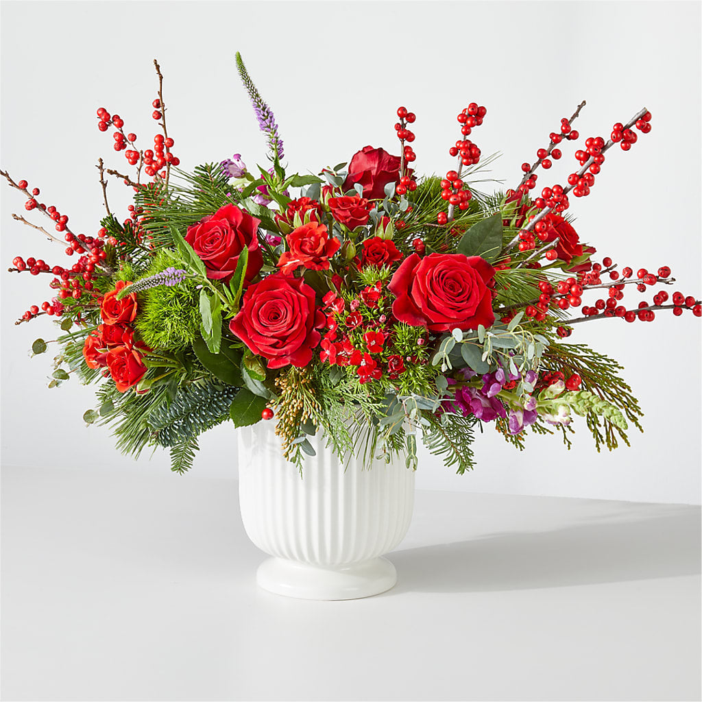 Big Red Bow Bouquet – Main Street Floral, Superior NE