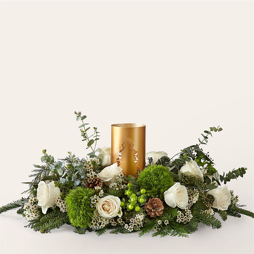 Chestnuts Roasting Centerpiece – Main Street Floral, Superior NE