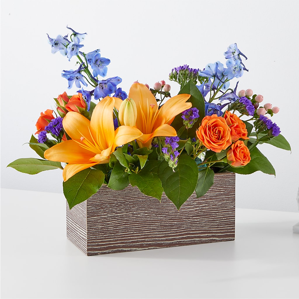 Radiant Citrus Box Bouquet – Main Street Floral, Superior NE