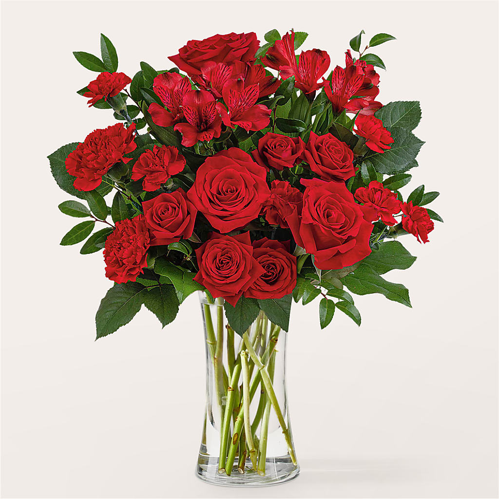 Brilliant Ruby Bouquet – Main Street Floral, Superior NE