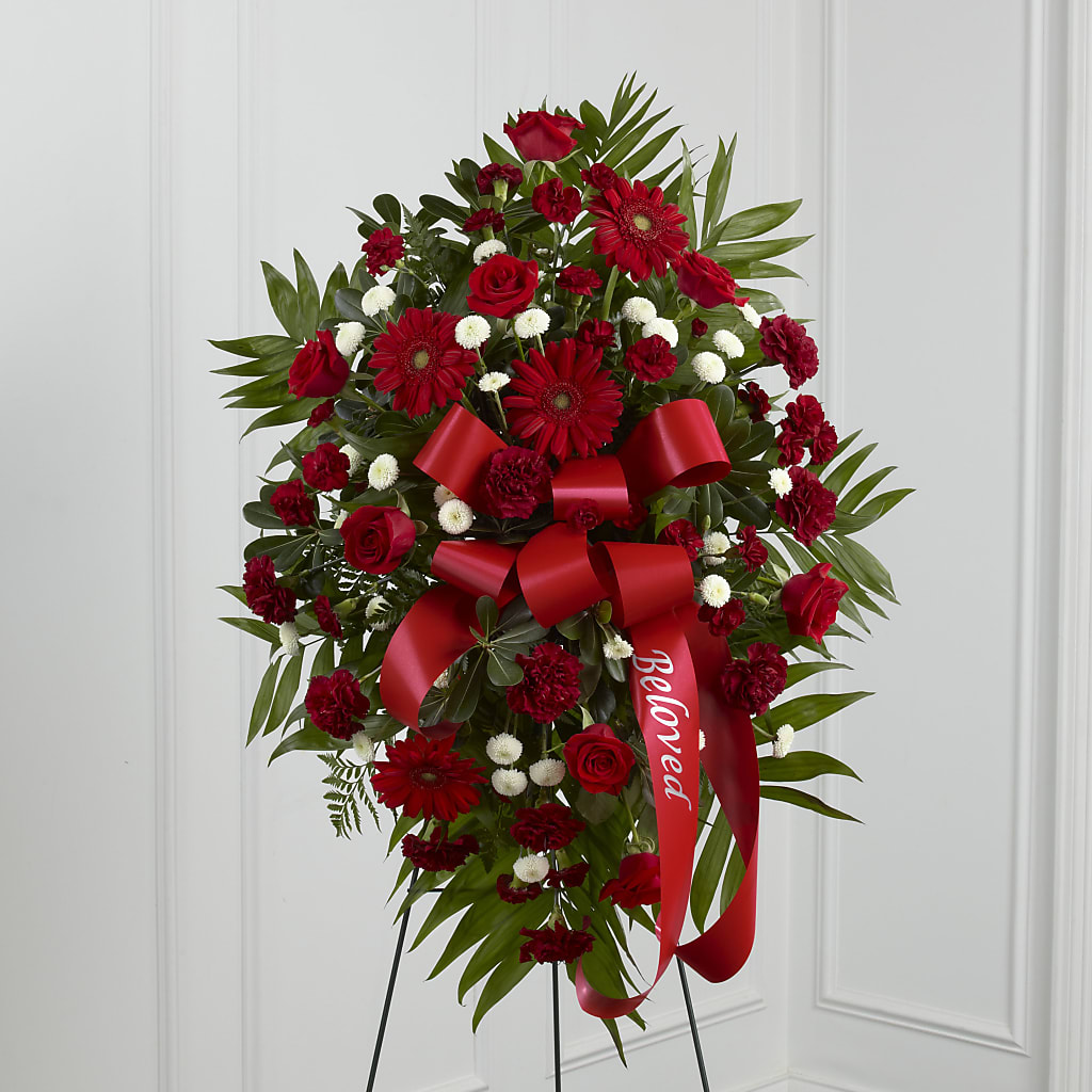 Treasured Memories Standing Spray – Main Street Floral, Superior NE