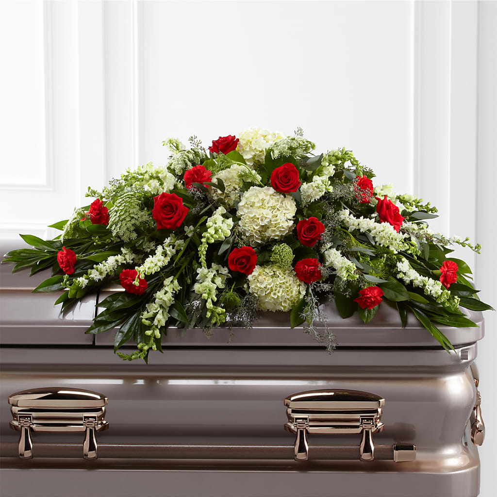 Sincerity Casket Spray – Main Street Floral, Superior NE