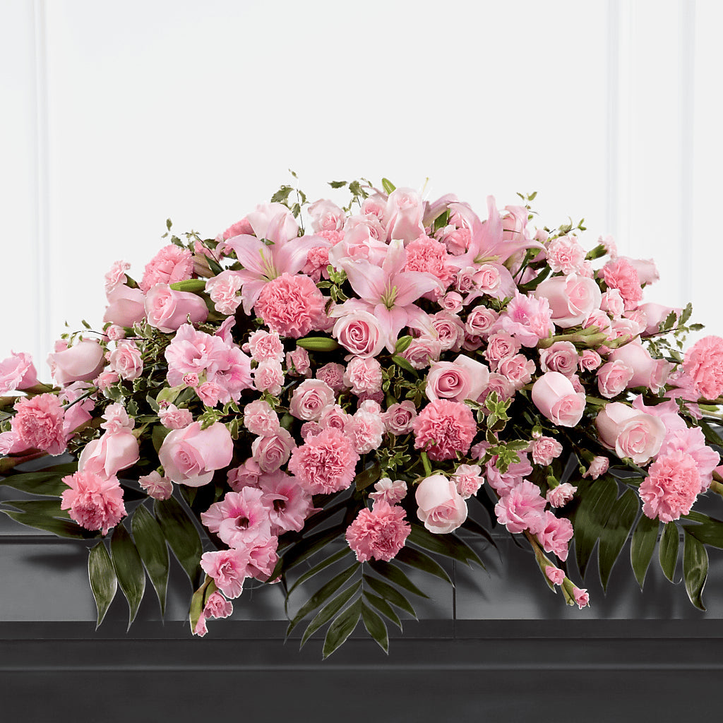 Garden of Comfort Casket Spray (Standard) – Main Street Floral, Superior NE