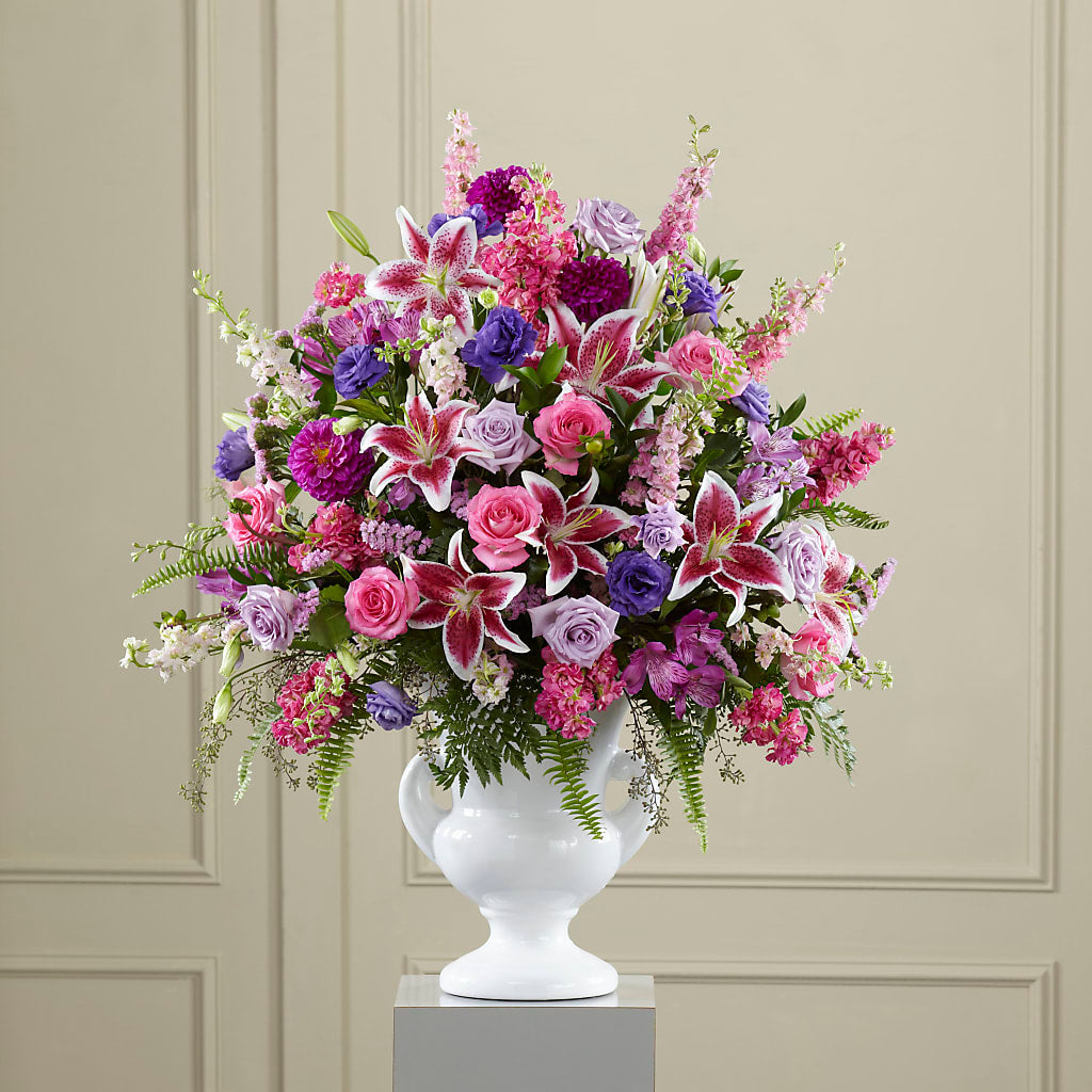 Peaceful Tribute Arrangement – Main Street Floral, Superior NE