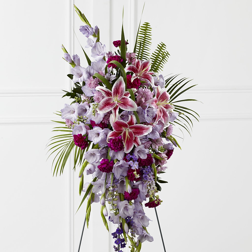 Tender Touch Standing Spray – Main Street Floral, Superior NE
