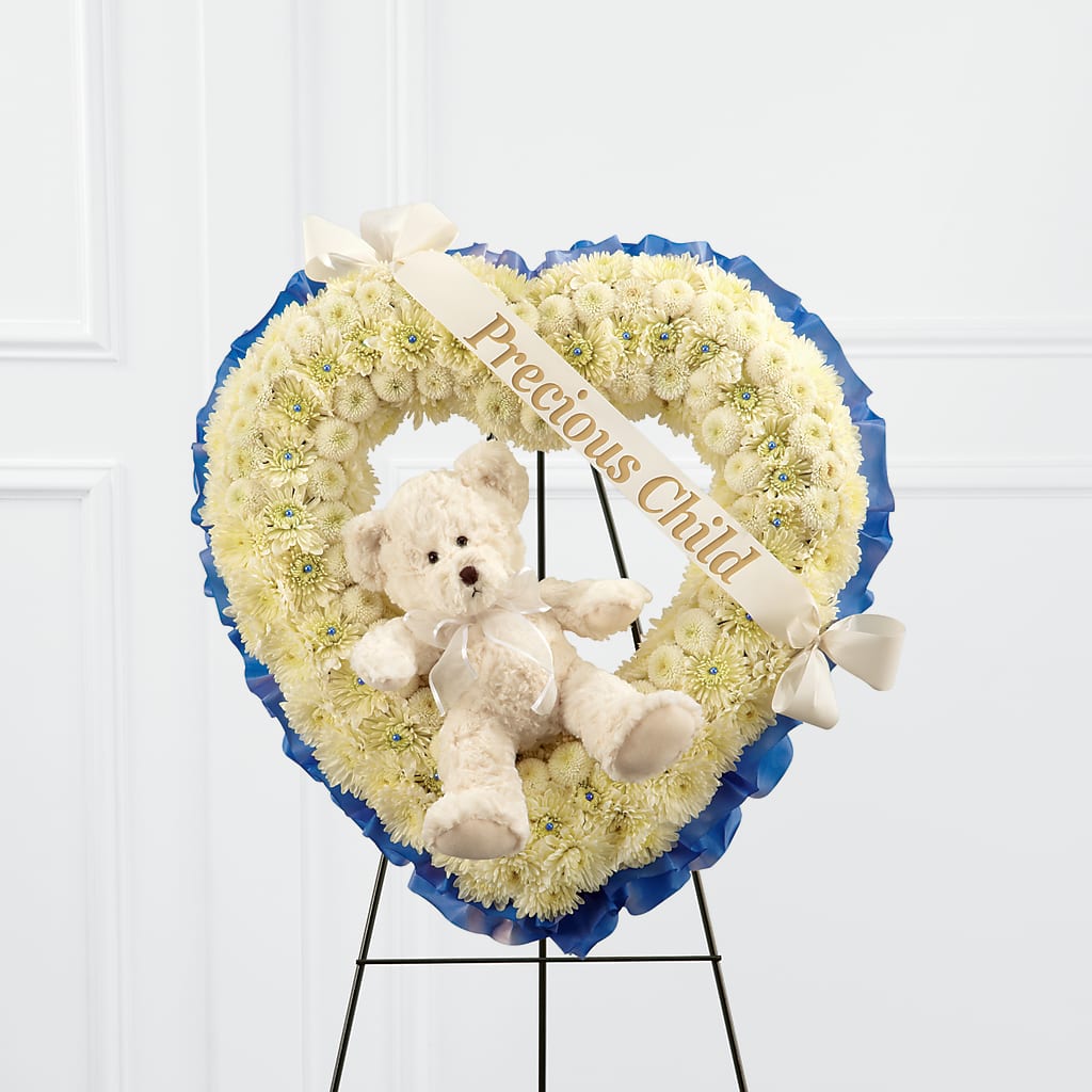 Precious Child Standing Heart – Main Street Floral, Superior NE