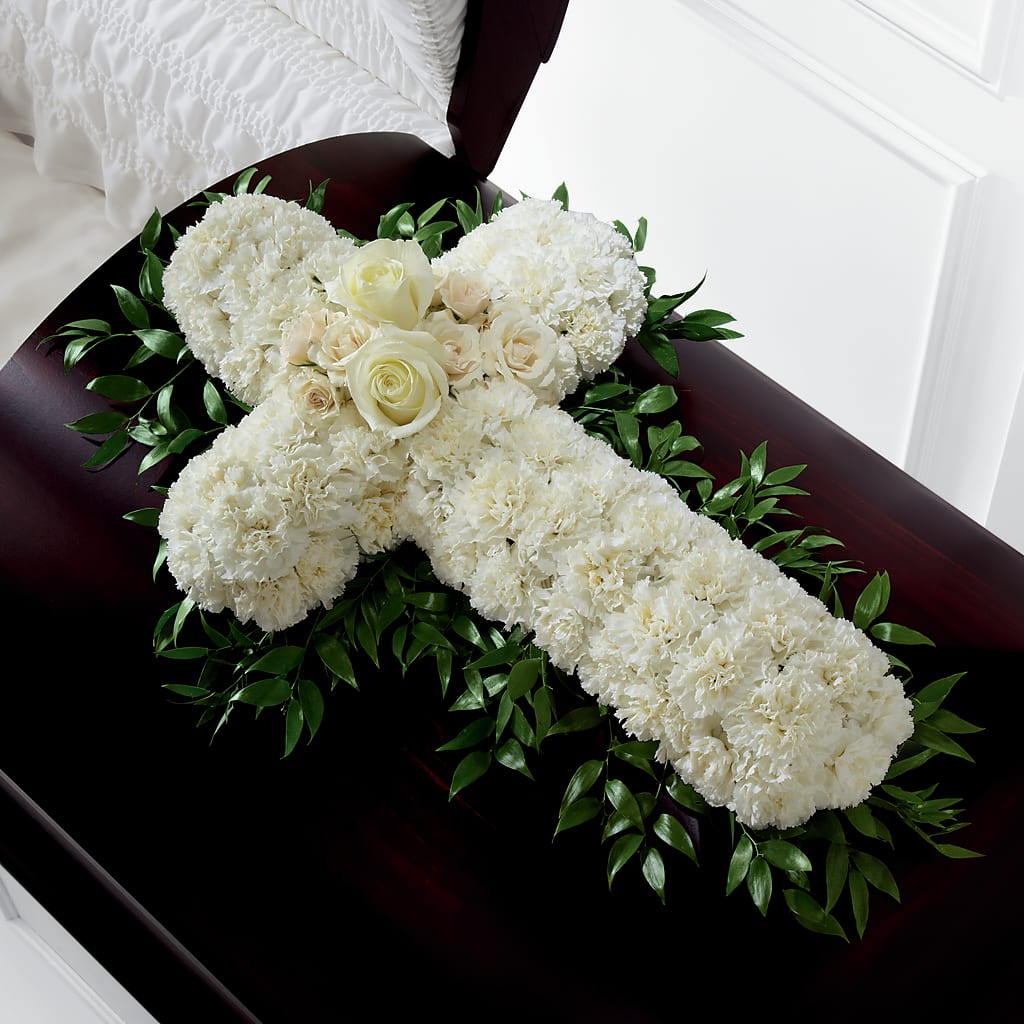Peaceful Memories Casket Spray (Standard) – Main Street Floral, Superior NE