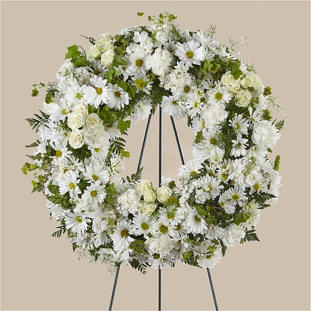 Faithful Wishes Wreath – Main Street Floral, Superior NE