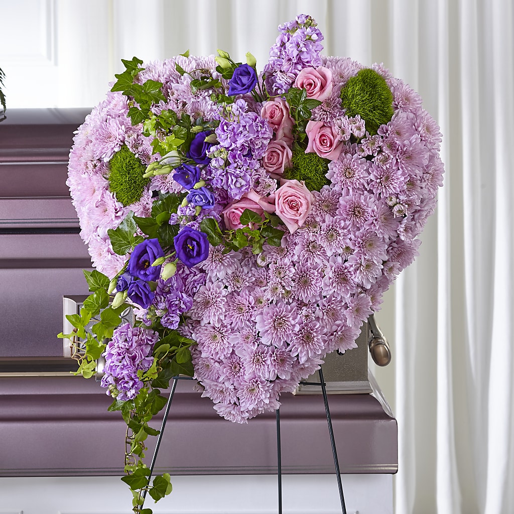 Treasured Love Standing Heart – Main Street Floral, Superior NE