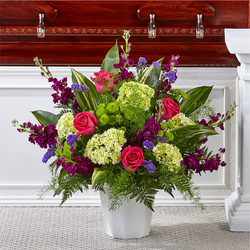 Beautiful Horizons Floor Basket – Main Street Floral, Superior NE