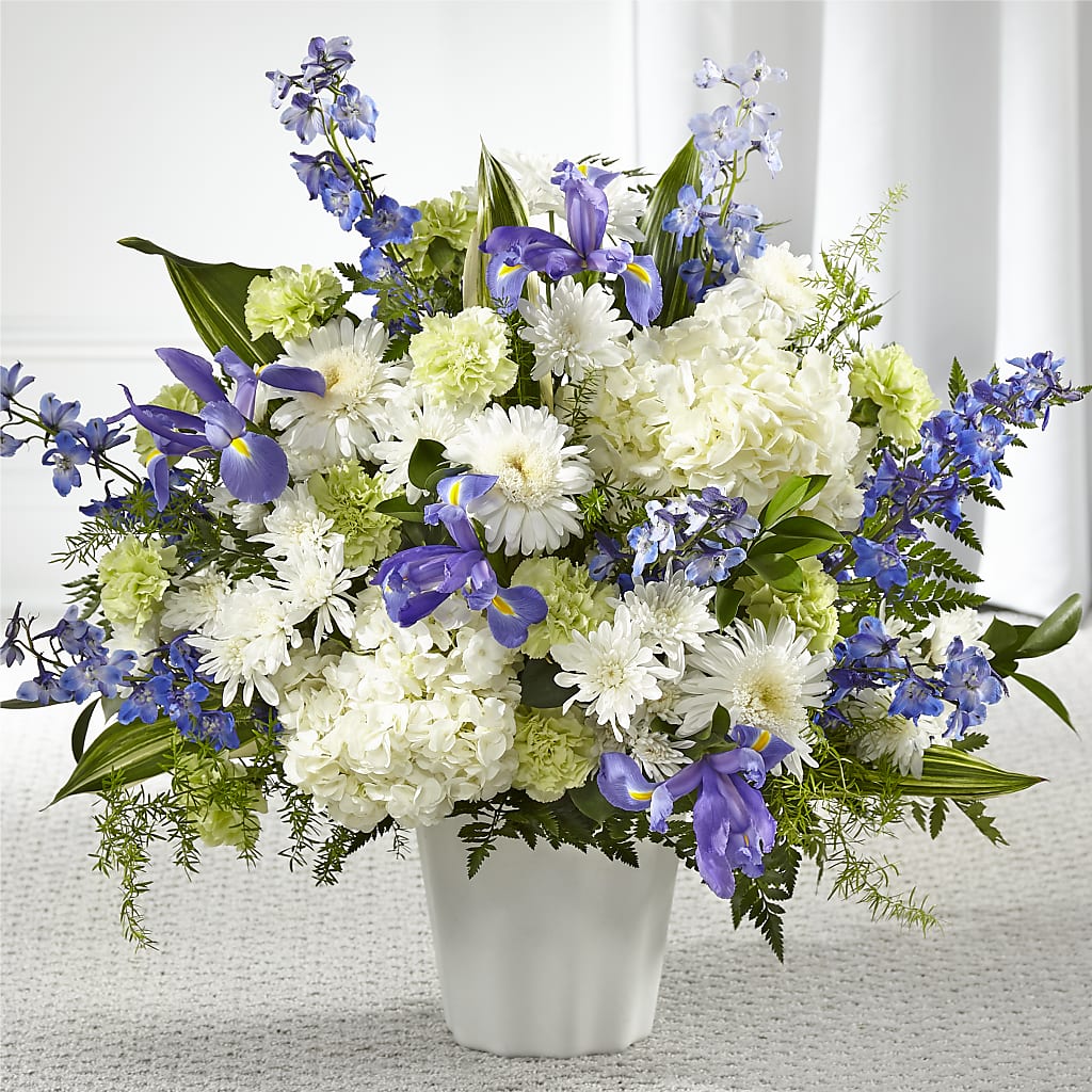 Soft Serenity Floor Basket – Main Street Floral, Superior NE