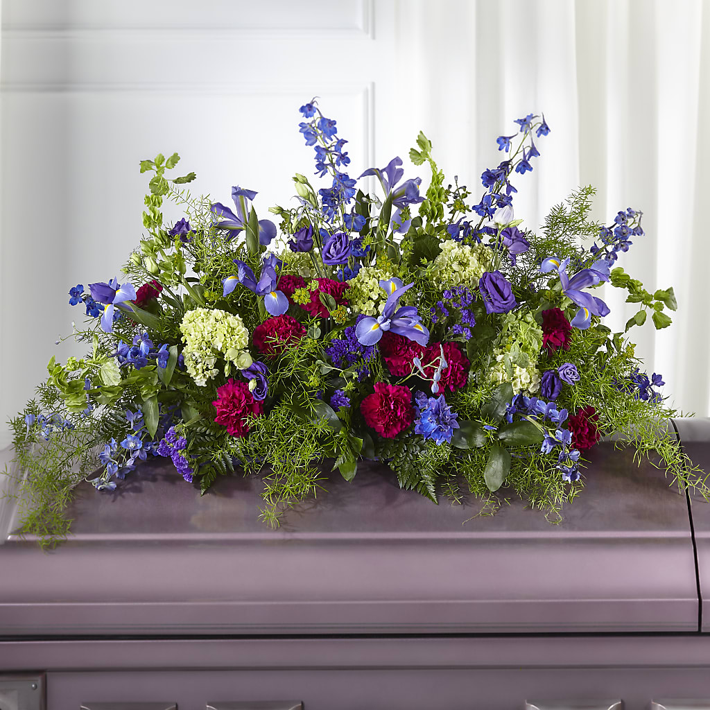 Always Treasured Casket Spray – Main Street Floral, Superior NE