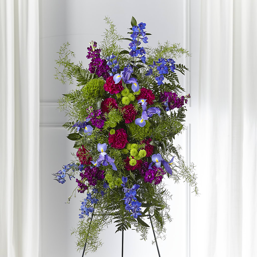 Heavenly Skies Standing Spray – Main Street Floral, Superior NE