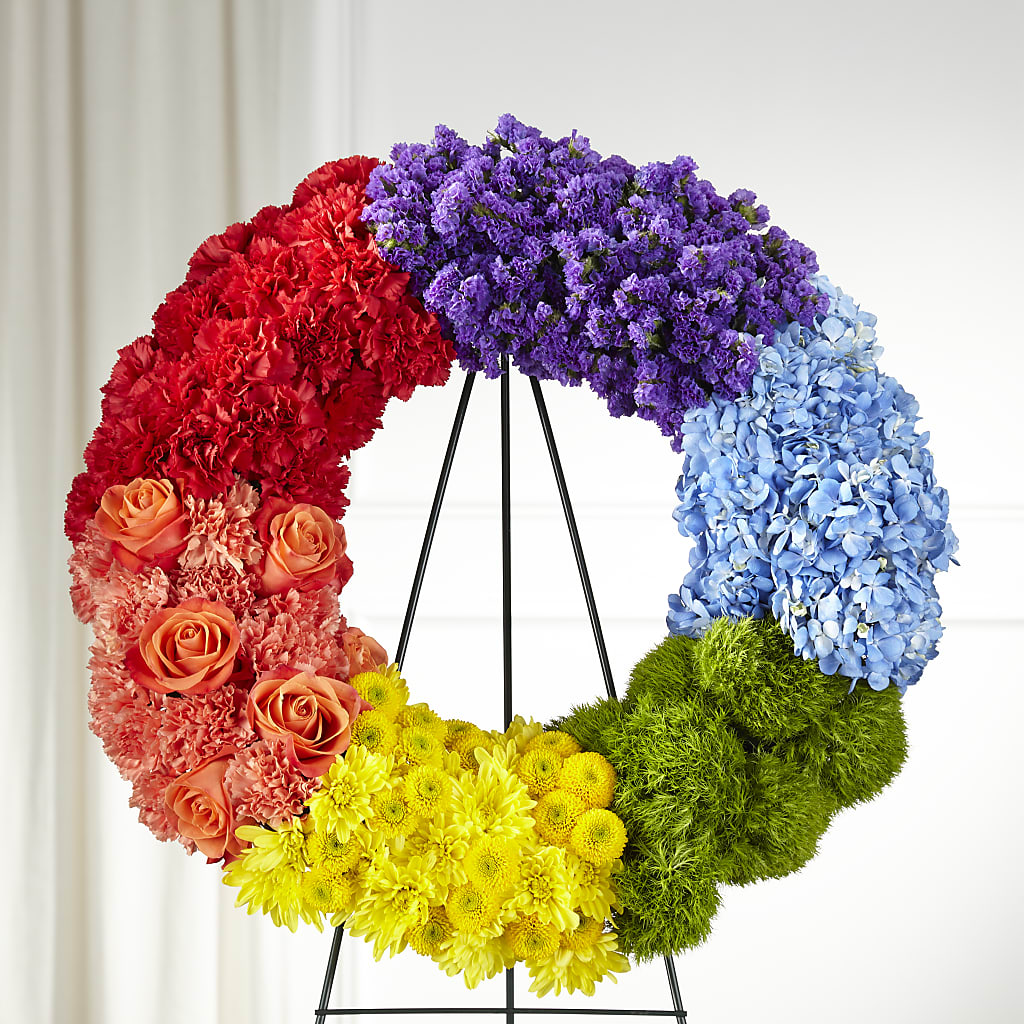 Circle of Love Wreath – Main Street Floral, Superior NE
