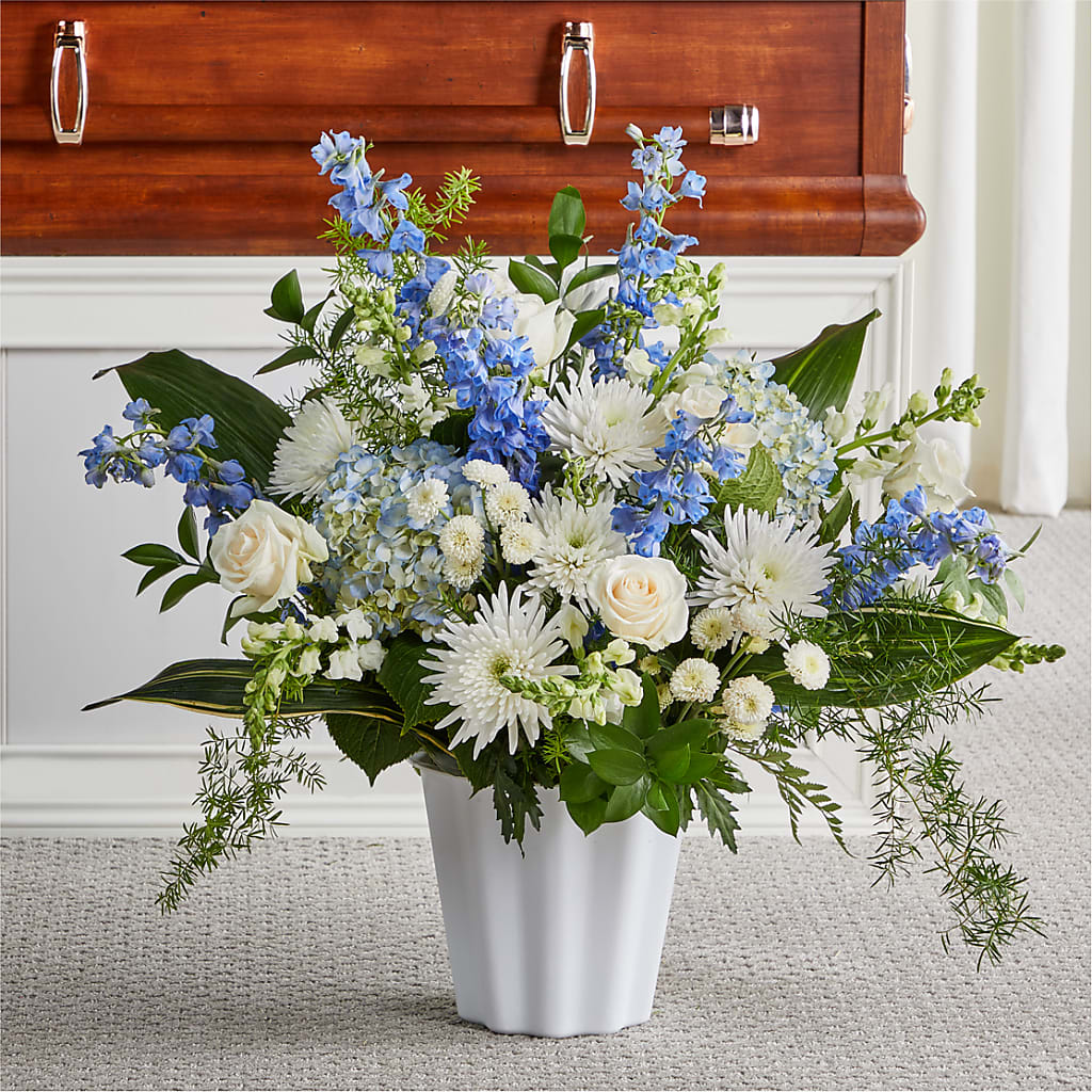 Everlasting Memories Floor Basket – Main Street Floral, Superior NE