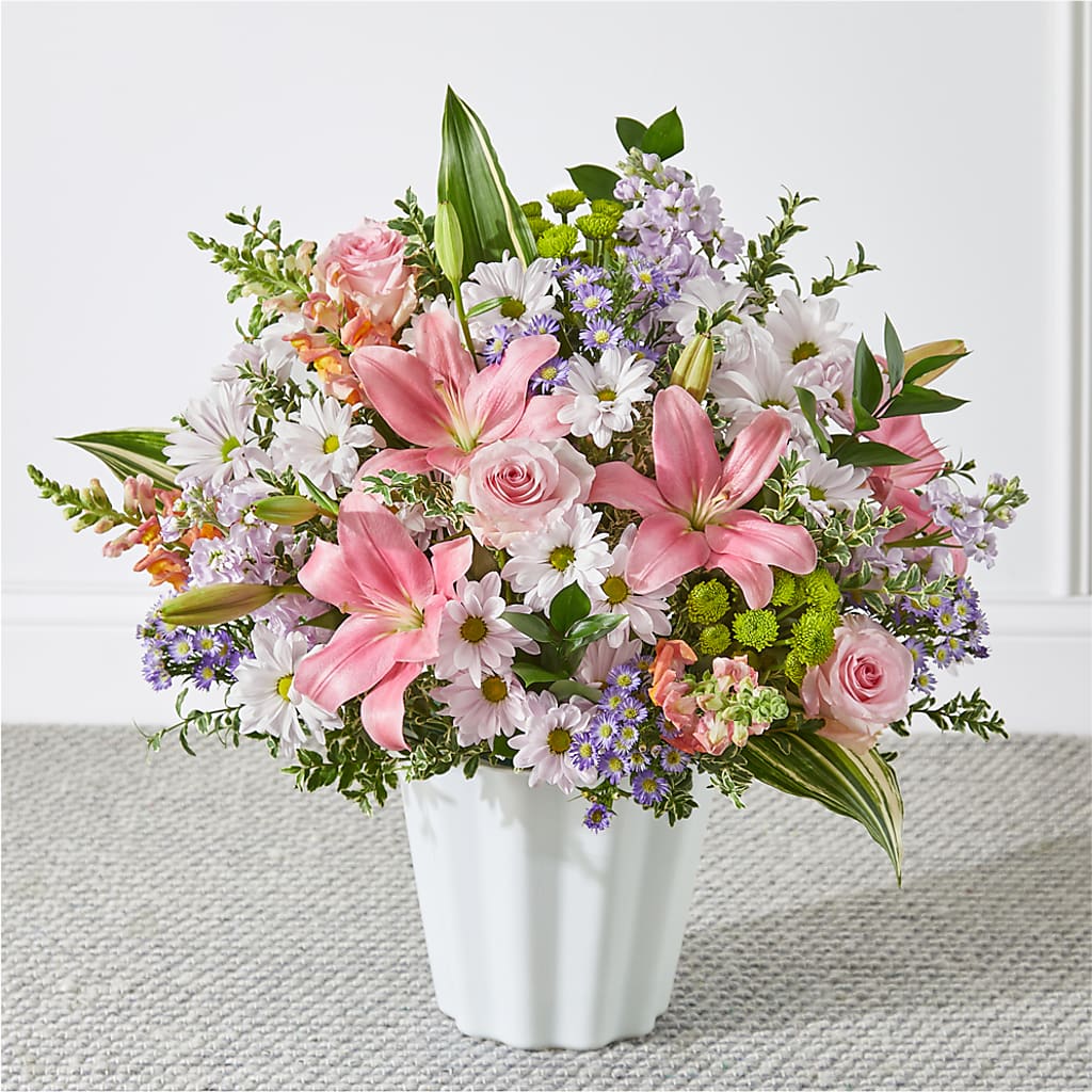 Abundant Compassion Floor Basket – Main Street Floral, Superior NE