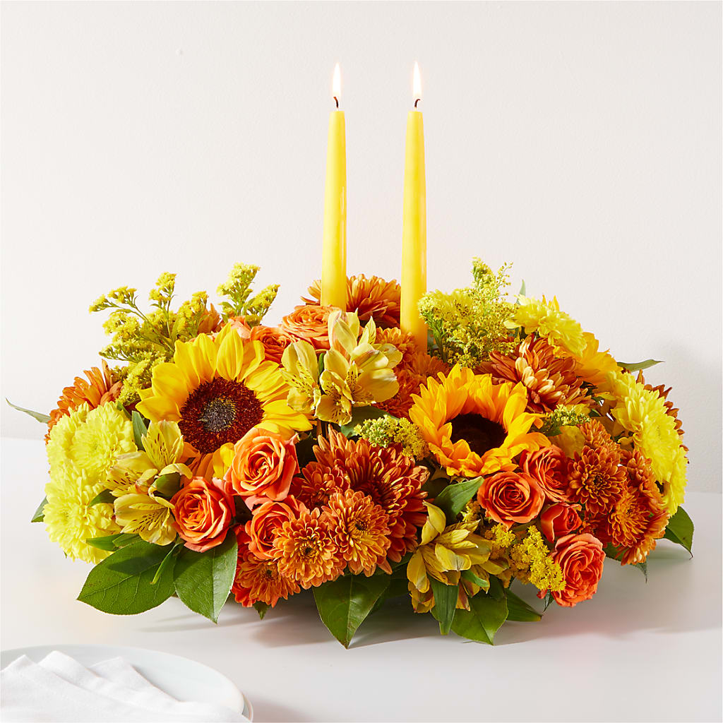 Autumn Harmony Centerpiece – Main Street Floral, Superior NE
