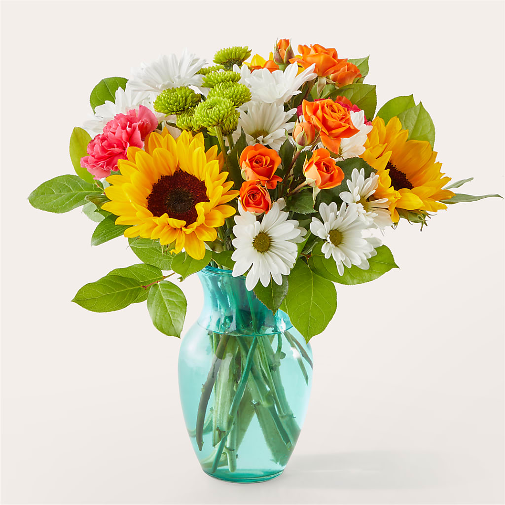 Sun-drenched Blooms Bouquet – Main Street Floral, Superior NE