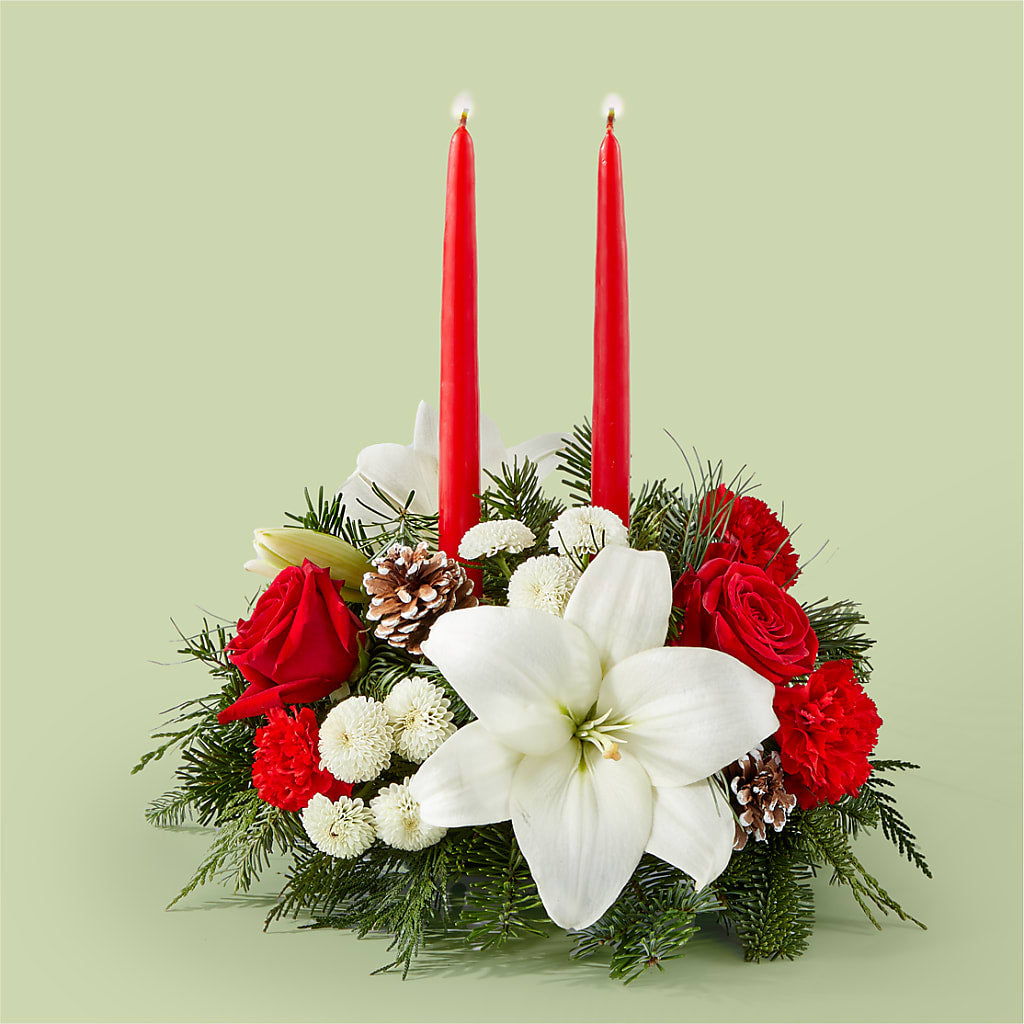 Seasonal Festivities Centerpiece – Main Street Floral, Superior NE