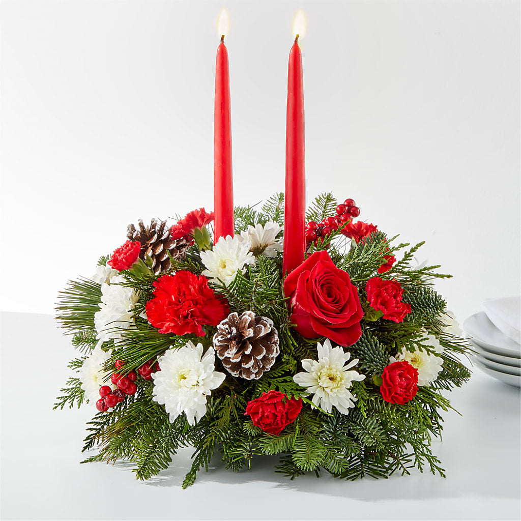 Holiday Soiree Centerpiece – Main Street Floral, Superior NE