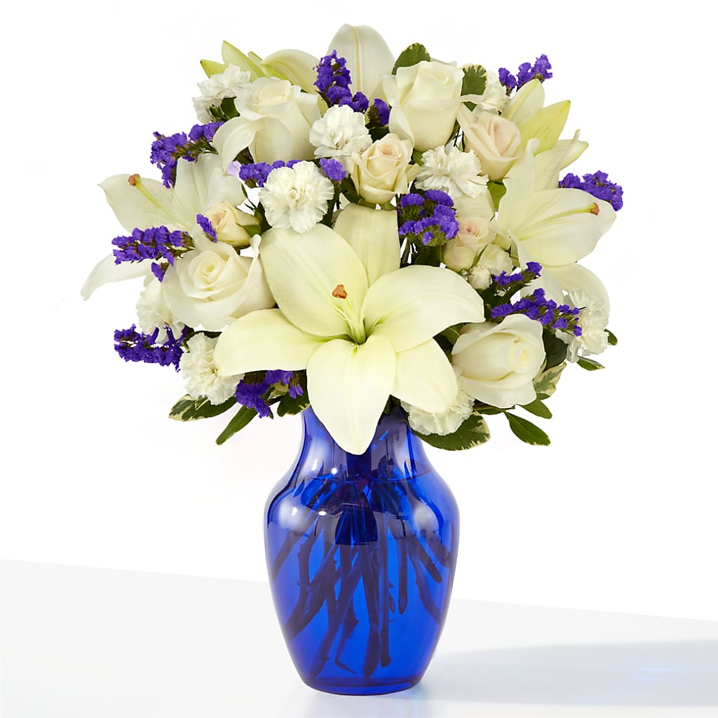 Sapphire Rush Bouquet – Main Street Floral, Superior NE