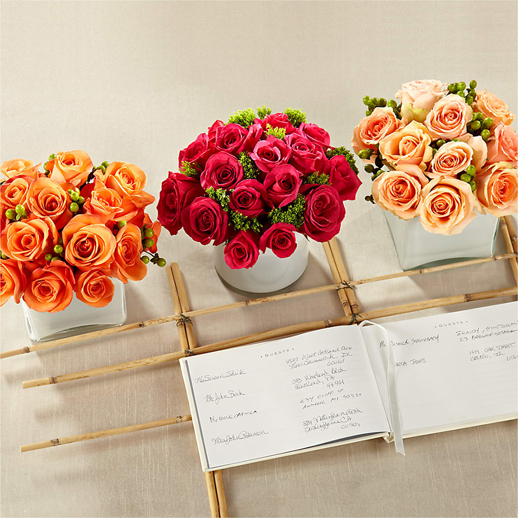 Dawn Rose Centerpiece – Main Street Floral, Superior NE