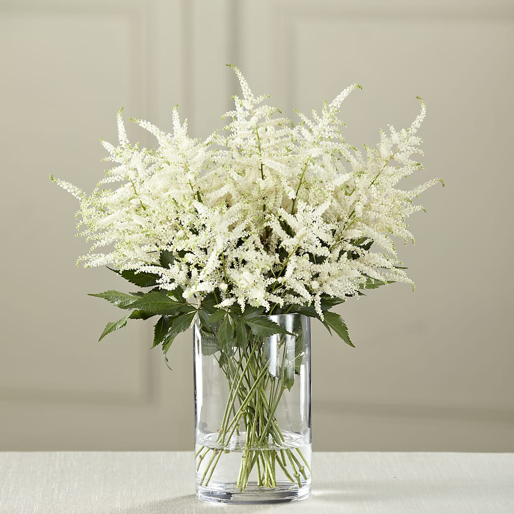 White Astilbe Bouquet – Main Street Floral, Superior NE