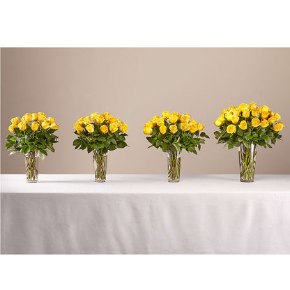 Long Stem Yellow Rose Bouquet –  Main Street Floral, Superior NE