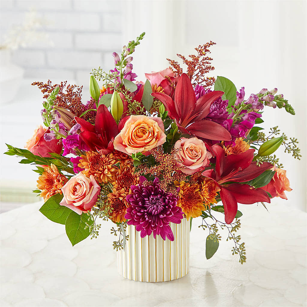 Burgundy Landscape Bouquet –  Main Street Floral, Superior NE