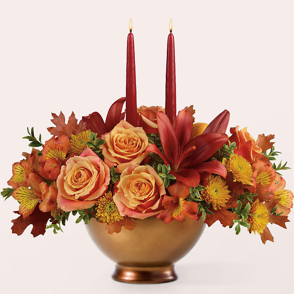 Harvest Table Centerpiece –  Main Street Floral, Superior NE