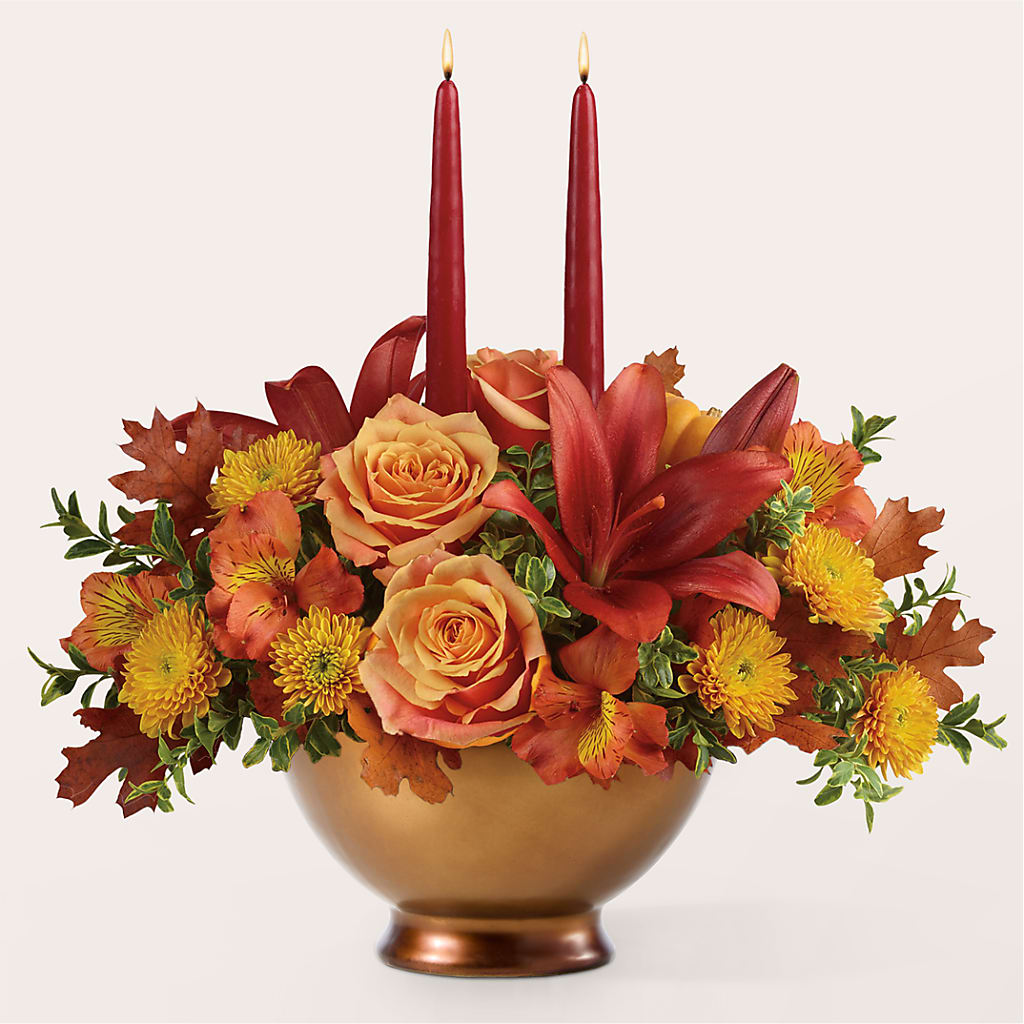 Harvest Table Centerpiece –  Main Street Floral, Superior NE