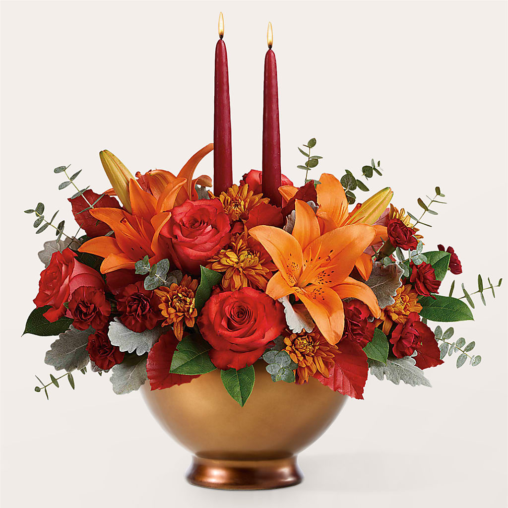 Fruits of Fall Centerpiece –  Main Street Floral, Superior NE