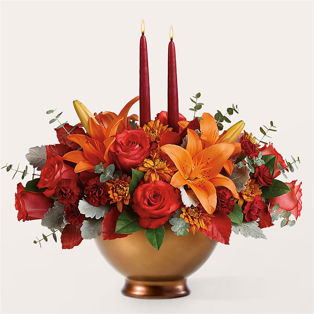 Fruits of Fall Centerpiece –  Main Street Floral, Superior NE
