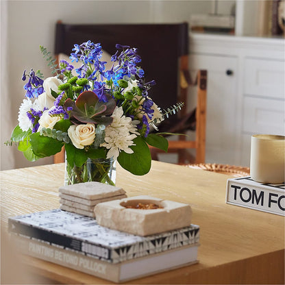 Cerulean Waves Bouquet –  Main Street Floral, Superior NE