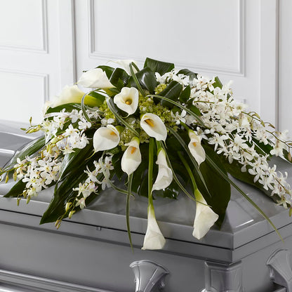 Angel Wings Casket Spray –  Main Street Floral, Superior NE