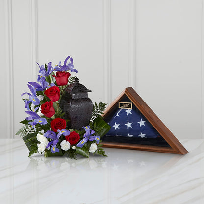 Patriotic Tribute Arrangement –  Main Street Floral, Superior NE