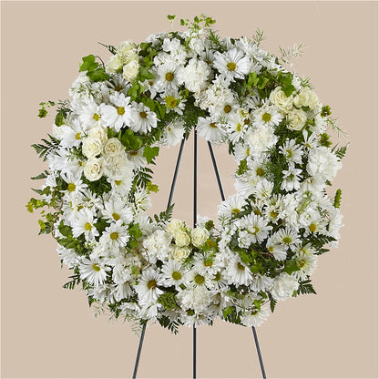 Faithful Wishes Wreath –  Main Street Floral, Superior NE