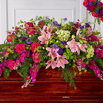 Radiant Tribute Casket Spray –  Main Street Floral, Superior NE
