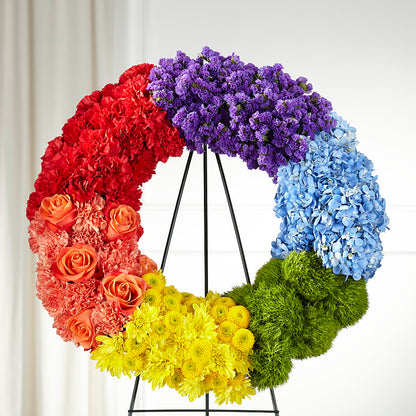 Circle of Love Wreath –  Main Street Floral, Superior NE