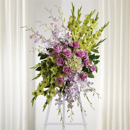 Lasting Legacy Standing Spray –  Main Street Floral, Superior NE
