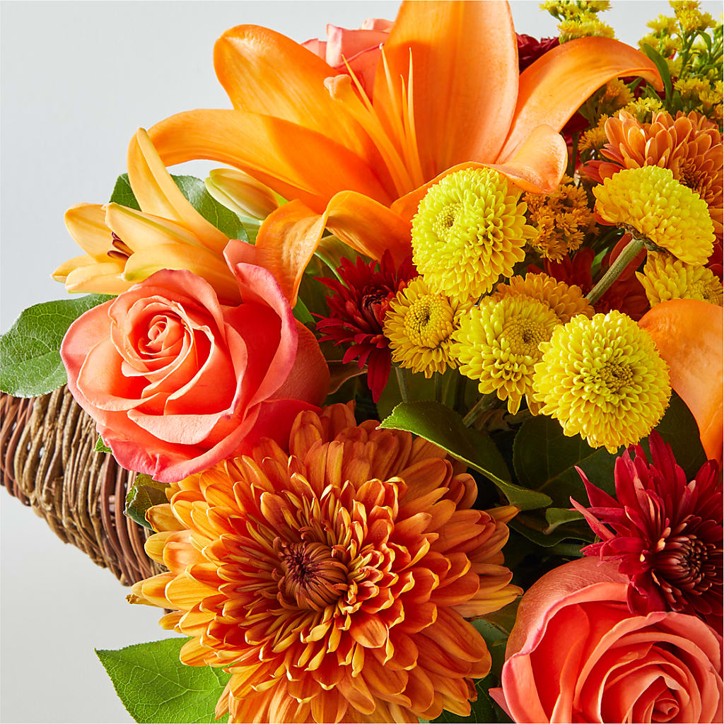 Bouquet of Blessings Cornucopia –  Main Street Floral, Superior NE