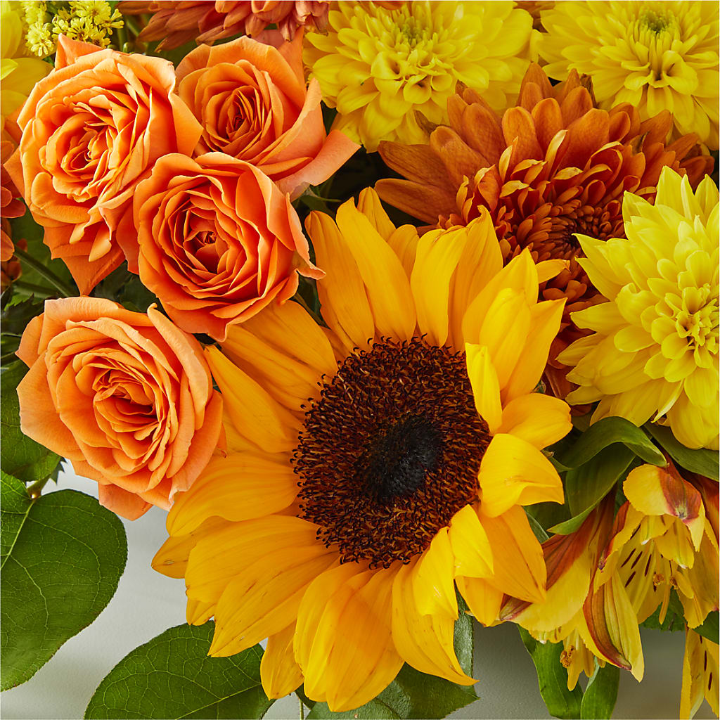 Autumn Harmony Centerpiece –  Main Street Floral, Superior NE