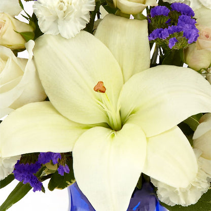 Sapphire Rush Bouquet –  Main Street Floral, Superior NE