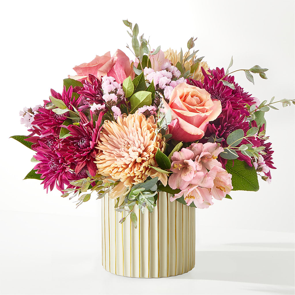 Berry Cobbler Bouquet with Ivory Vase –  Main Street Floral, Superior NE