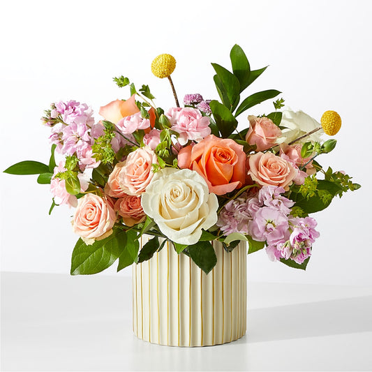 French Market Bouquet with Ivory Vase –  Main Street Floral, Superior NE