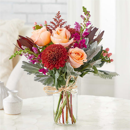 Moody Hues Bouquet –  Main Street Floral, Superior NE