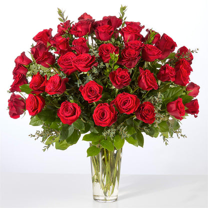 Forever Yours Fifty Stem Red Rose Bouquet –  Main Street Floral, Superior NE